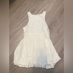 White Graduation Mini Dress